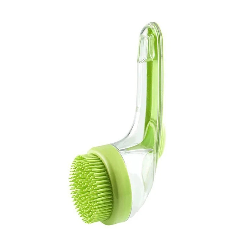 Brosse de bain pour animaux de compagnie 2025, nouvelle brosse de bain 2 en 1 pour chien avec distributeur de shampoing intégré, brosse de lavage pour animaux de compagnie, brosse de Massage de toilettage pour chiens et cha