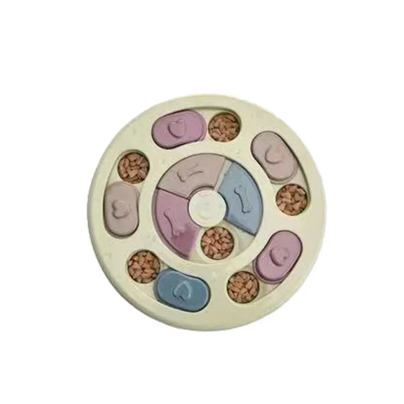 Puzzle Interactif pour Chien – Jouet Distributeur de Friandises et Gamelle Anti-glouton