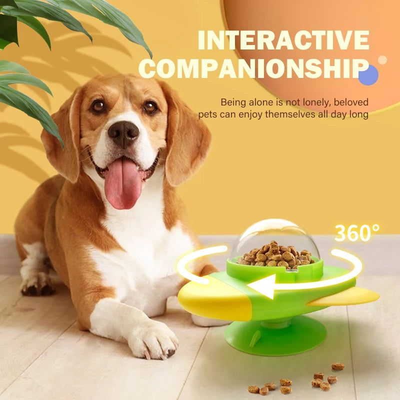 Jouet Puzzle Distributeur de Croquettes – Jouet Interactif & Mangeoire Anti-glouton pour Chiens