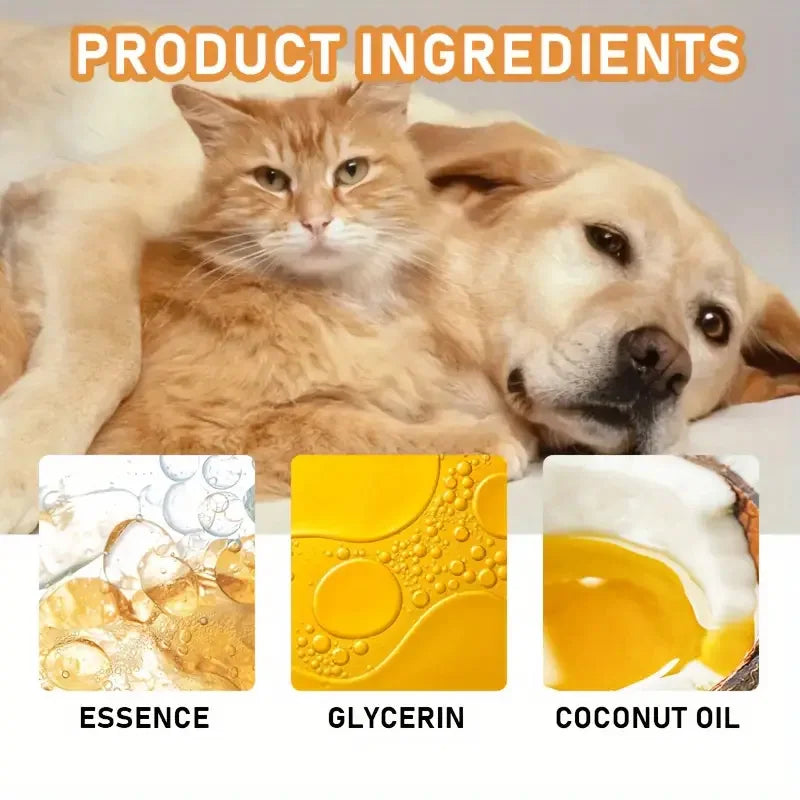 Spray lissant & hydratant pour poils de chiens et chats – 100ml