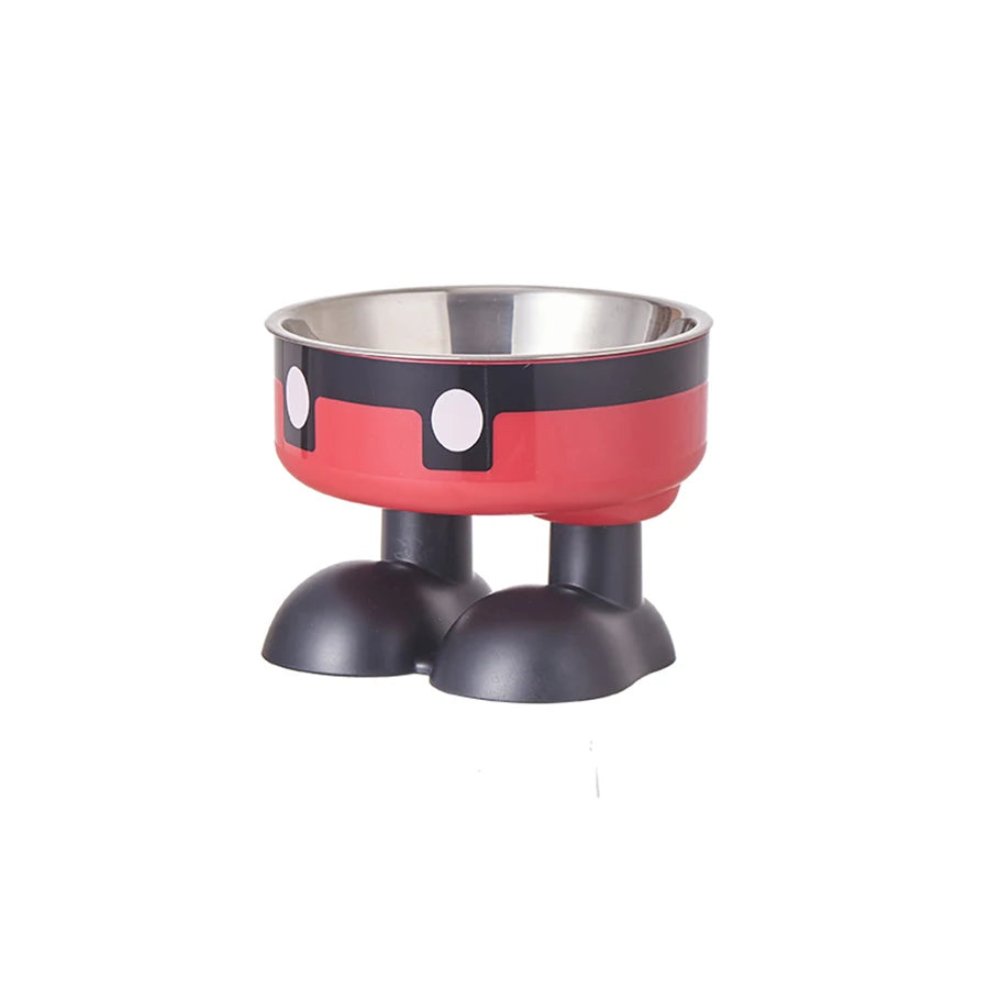 Gamelle Surélevée en Inox pour Chiens  – Antidérapante, Design et Protection des Cervicales