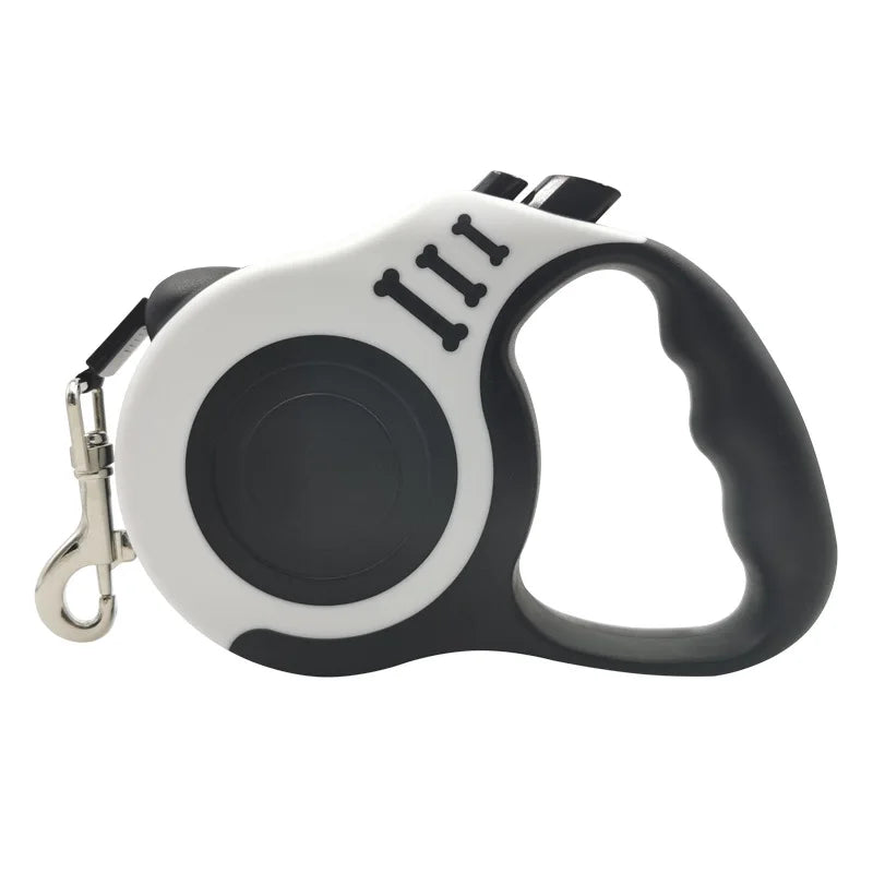 Laisse Rétractable 3m / 5m en Nylon Résistant – Pour Chiens de Petite à Grande Taille
