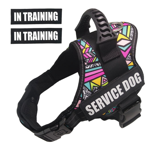 Harnais de Service pour chien préféré et gilet de soutien émotionnel avec patchs réfléchissants amovibles pour chiot de grande et moyenne taille