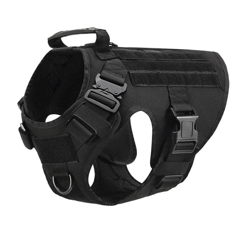 Gilet militaire tactique pour animaux de compagnie, berger allemand Golden Retriever, ensemble harnais et laisse d'entraînement tactique pour chiens de toutes les races