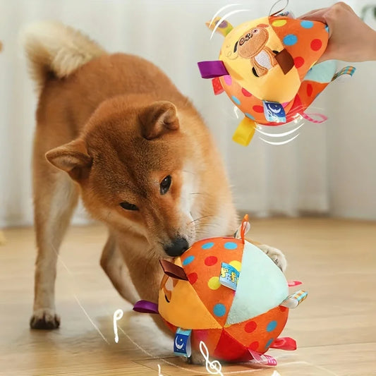Balle Interactive pour Chien – Jouet Résistant Anti-Stress & Mastication